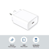 iQuick PD3.0 Type-C Charger 20W (White)